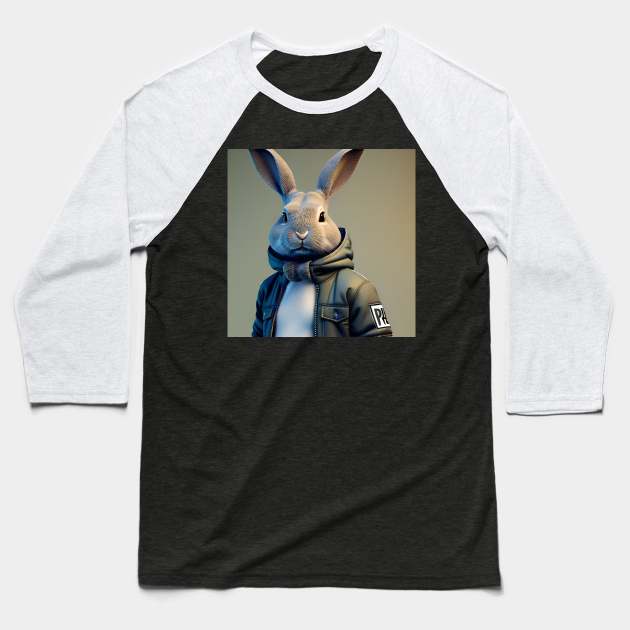 #Web3Kend Polygon Rabbit #11 Baseball T-Shirt by #Web3Kend